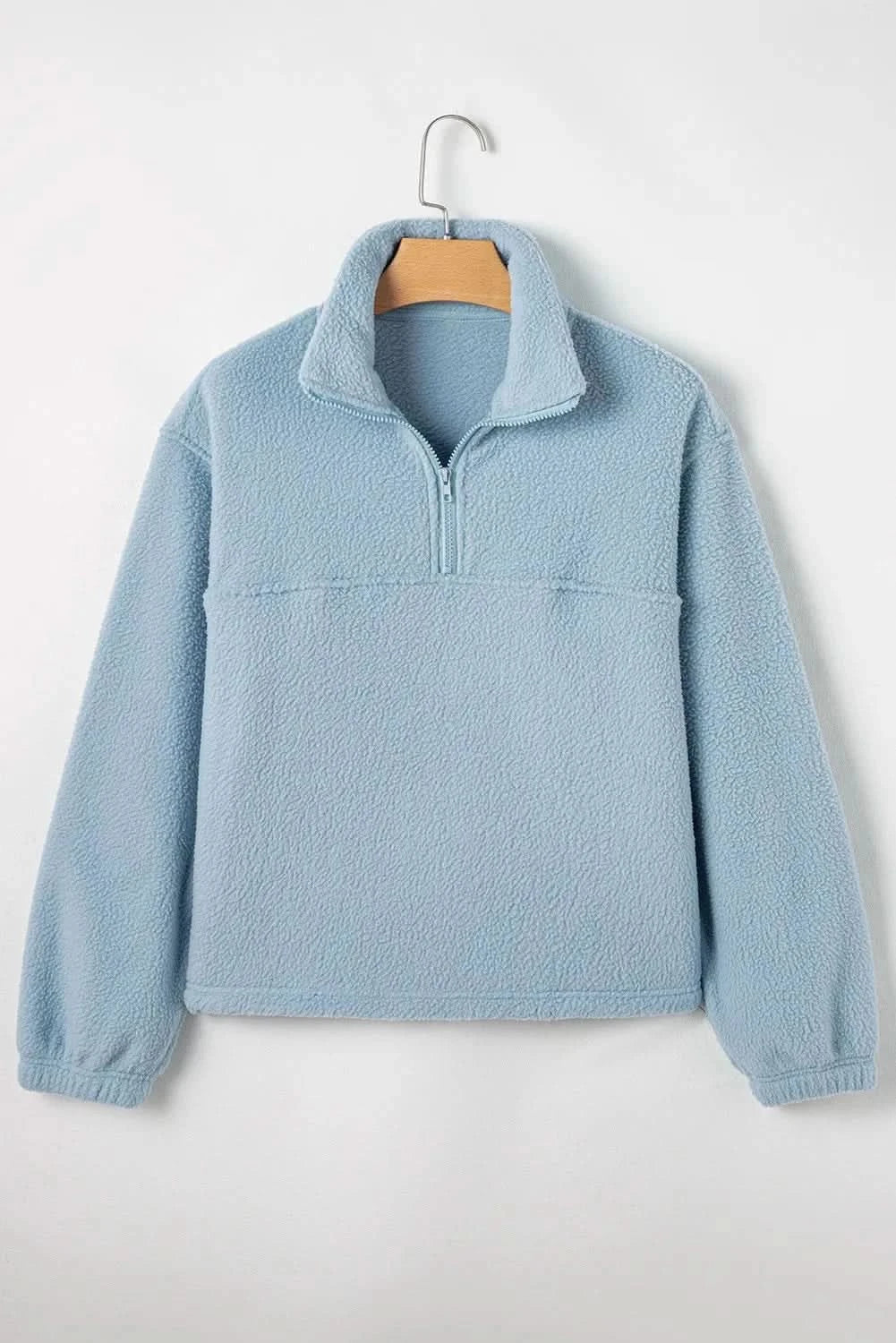 Half Zip Long Sleeve Sweatshirt - Love Salve