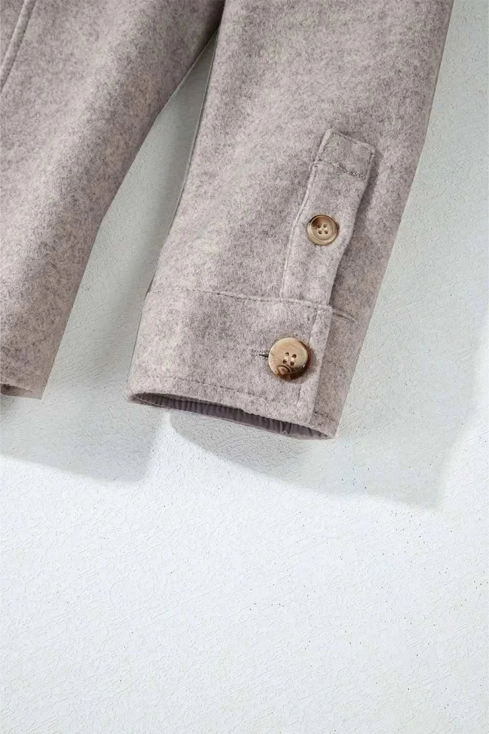 Stylish long sleeve collared jacket - Love Salve