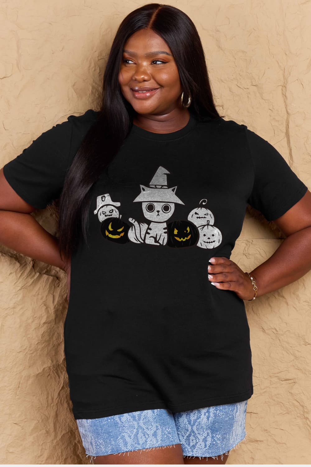 Simply Love: Cat & Pumpkin Tee