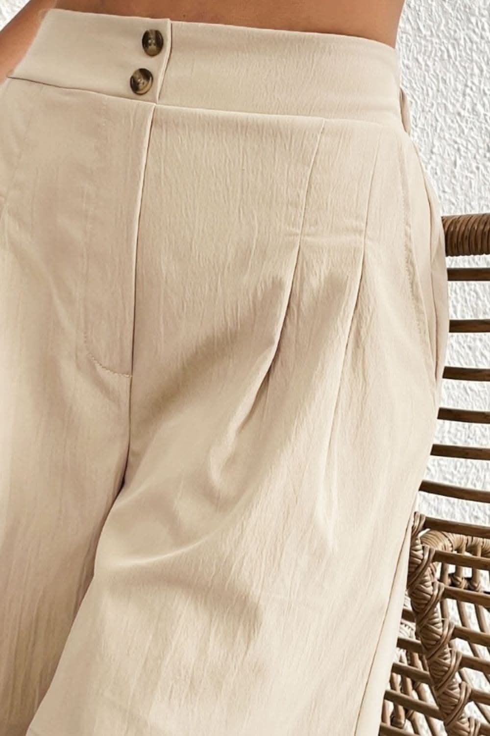 High-waisted pocket shorts for women - Love Salve