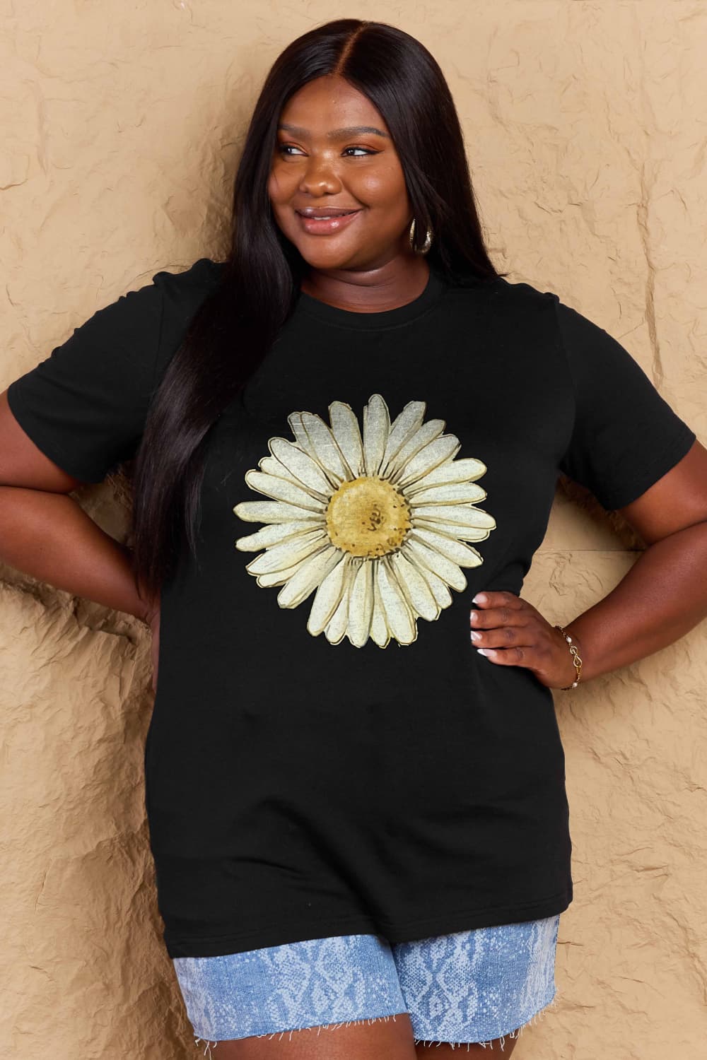 Simply Love: Flower Cotton Tee