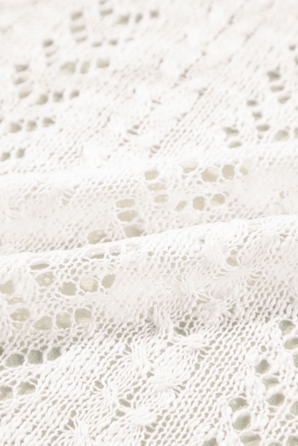Plus size white open cardigan - Love Salve