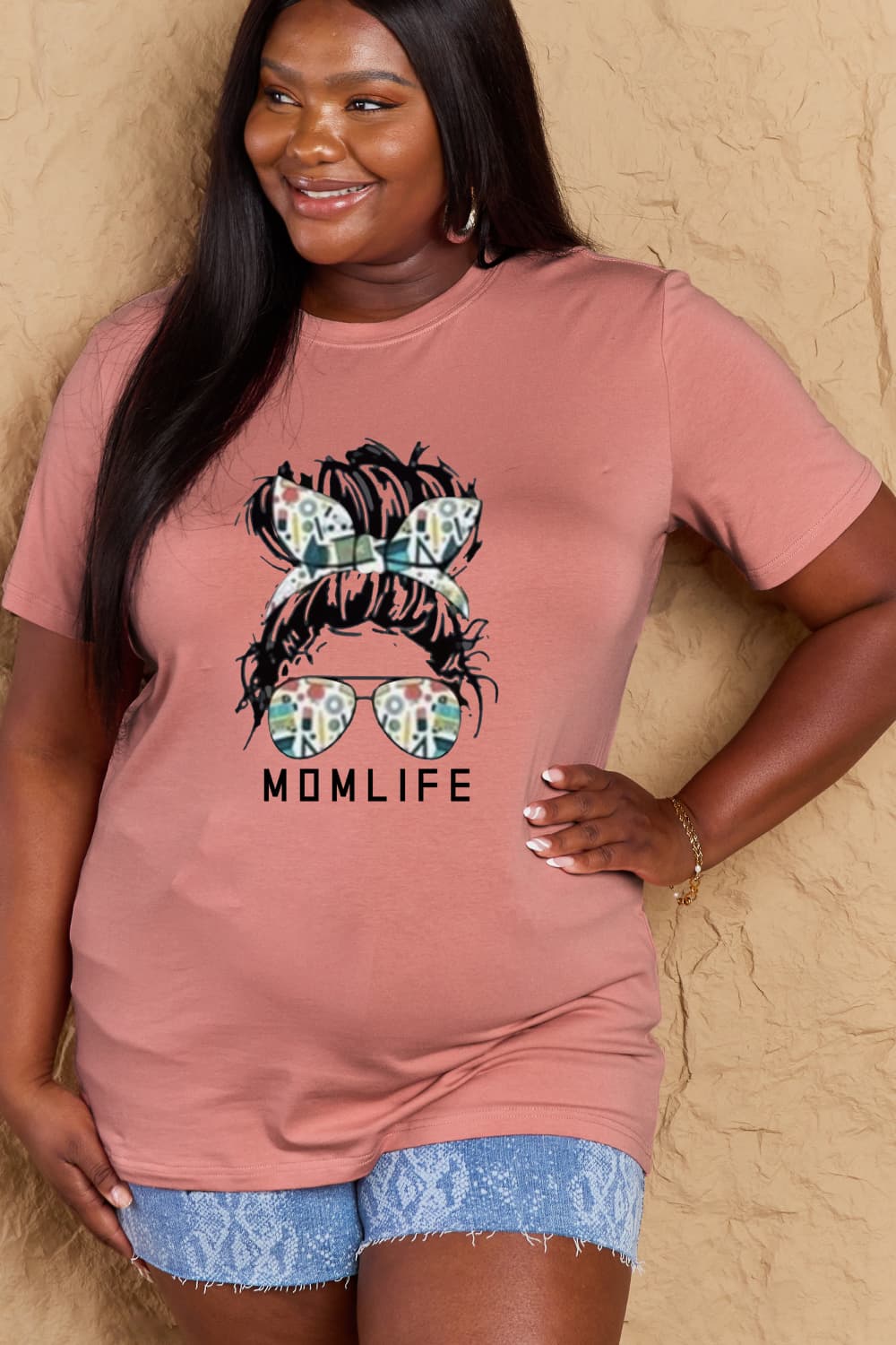 Simply Love: Mom Life Cotton Tee