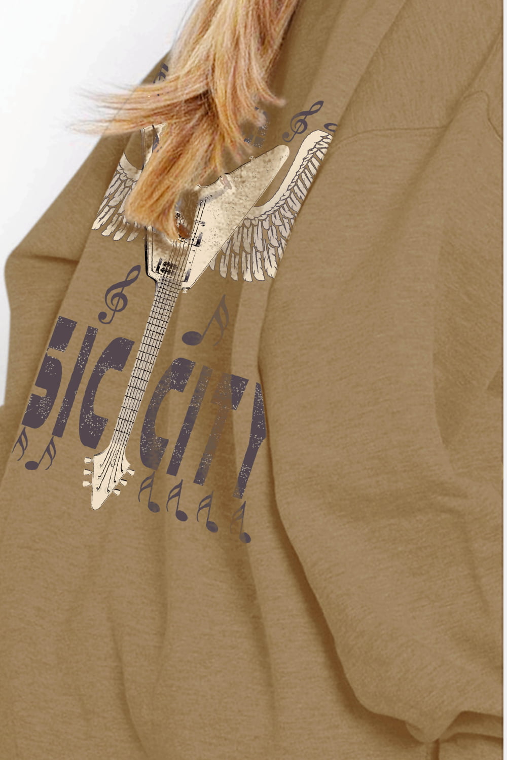 Simply Love: Oversized Graphic Sweatshirt