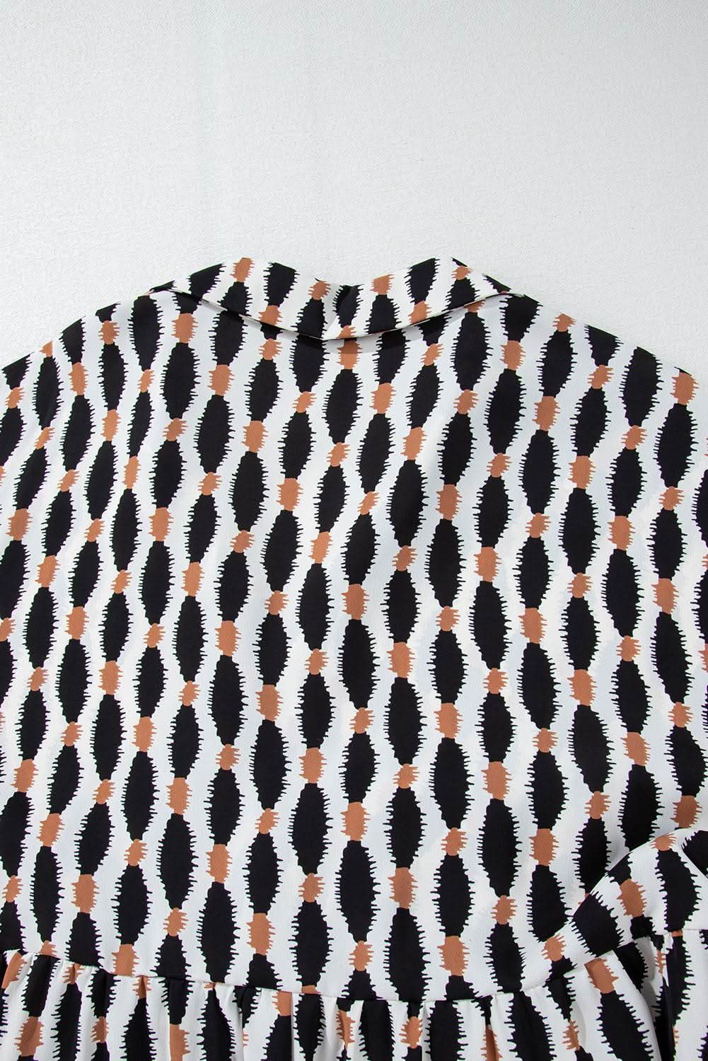 Apricot Plus Size V-Neck Mini Dress - Love Salve