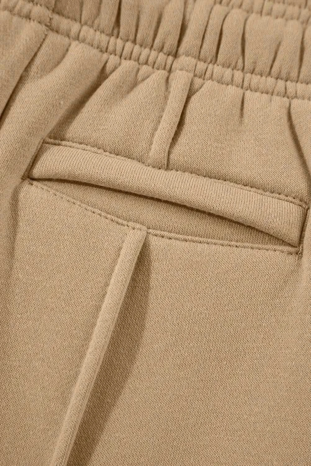Wide leg drawstring trousers with pockets - Love Salve