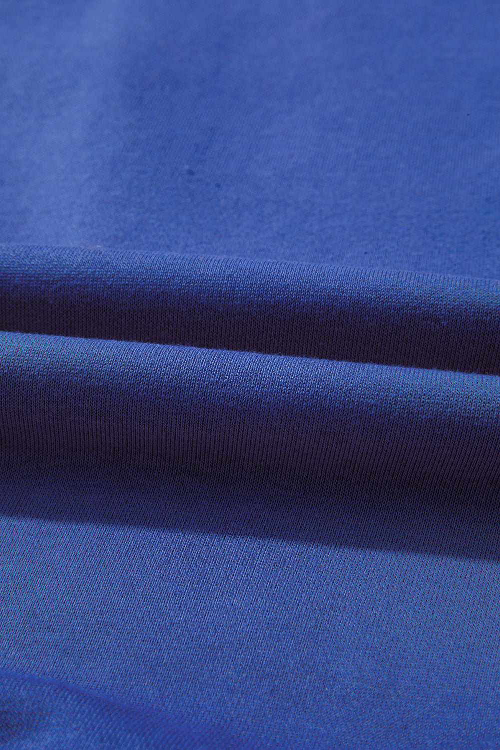 Premium Sky Blue Varsity Striped Drop Shoulder Oversized Sweatshirt