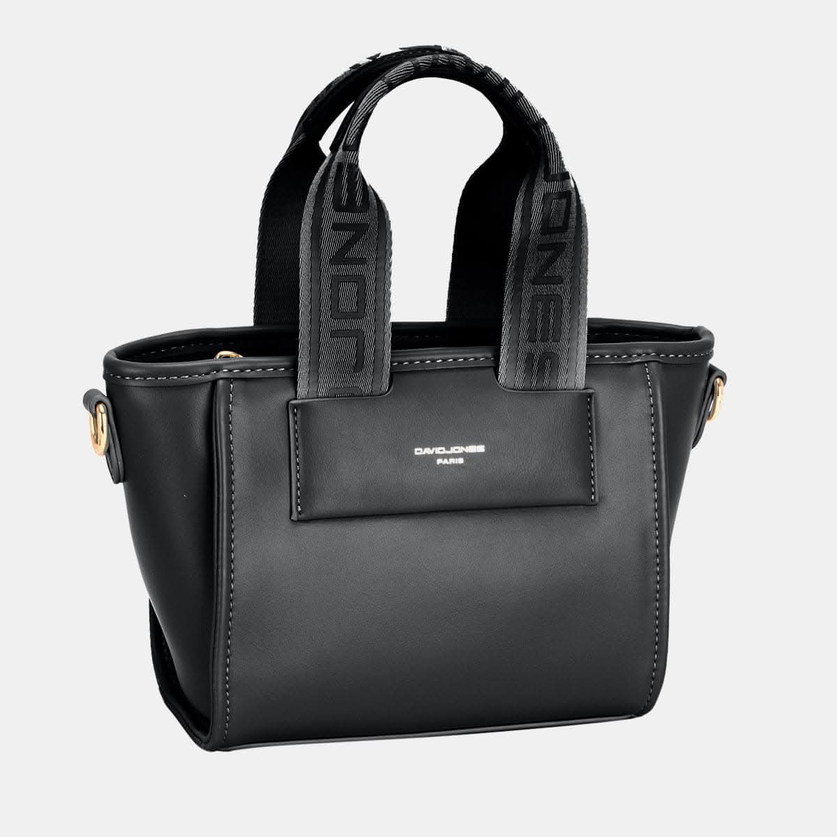 David Jones Kleine Handtasche mit geprägten Griffen.