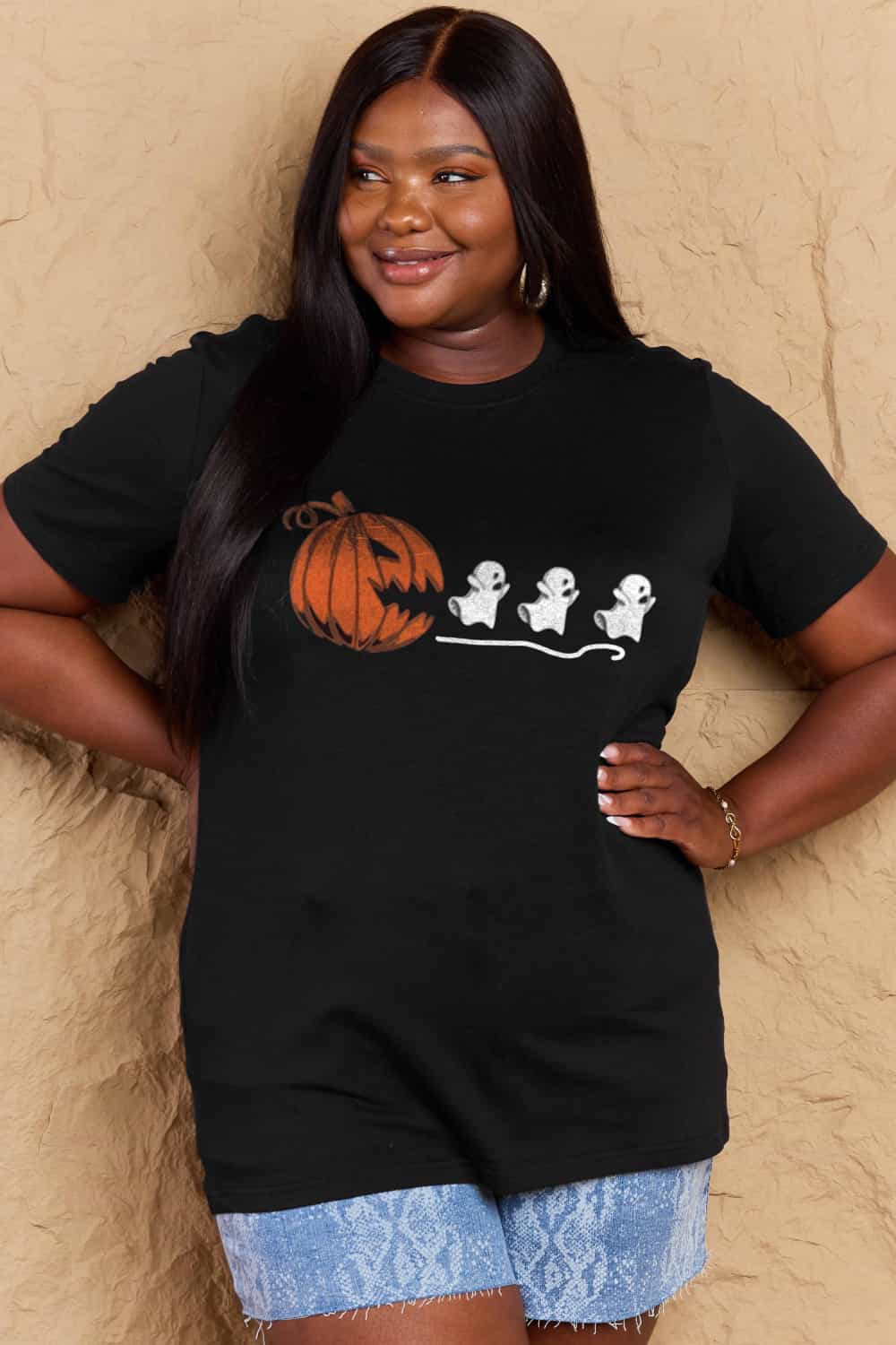 Simply Love Jack-O'-Lantern Tee