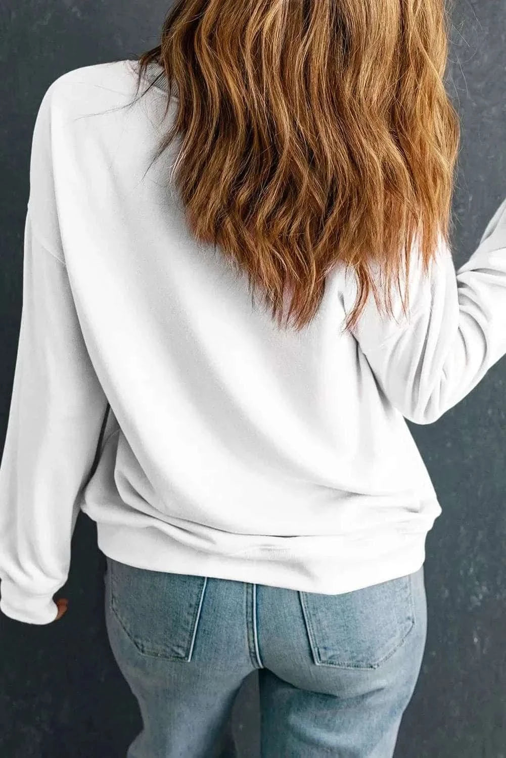 Leopard sequin sweatshirt - long sleeve - Love Salve