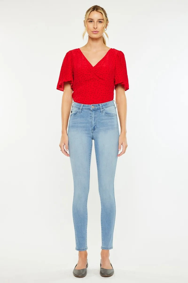 Kancan High Rise Super Skinny Jeans for Women - Love Salve