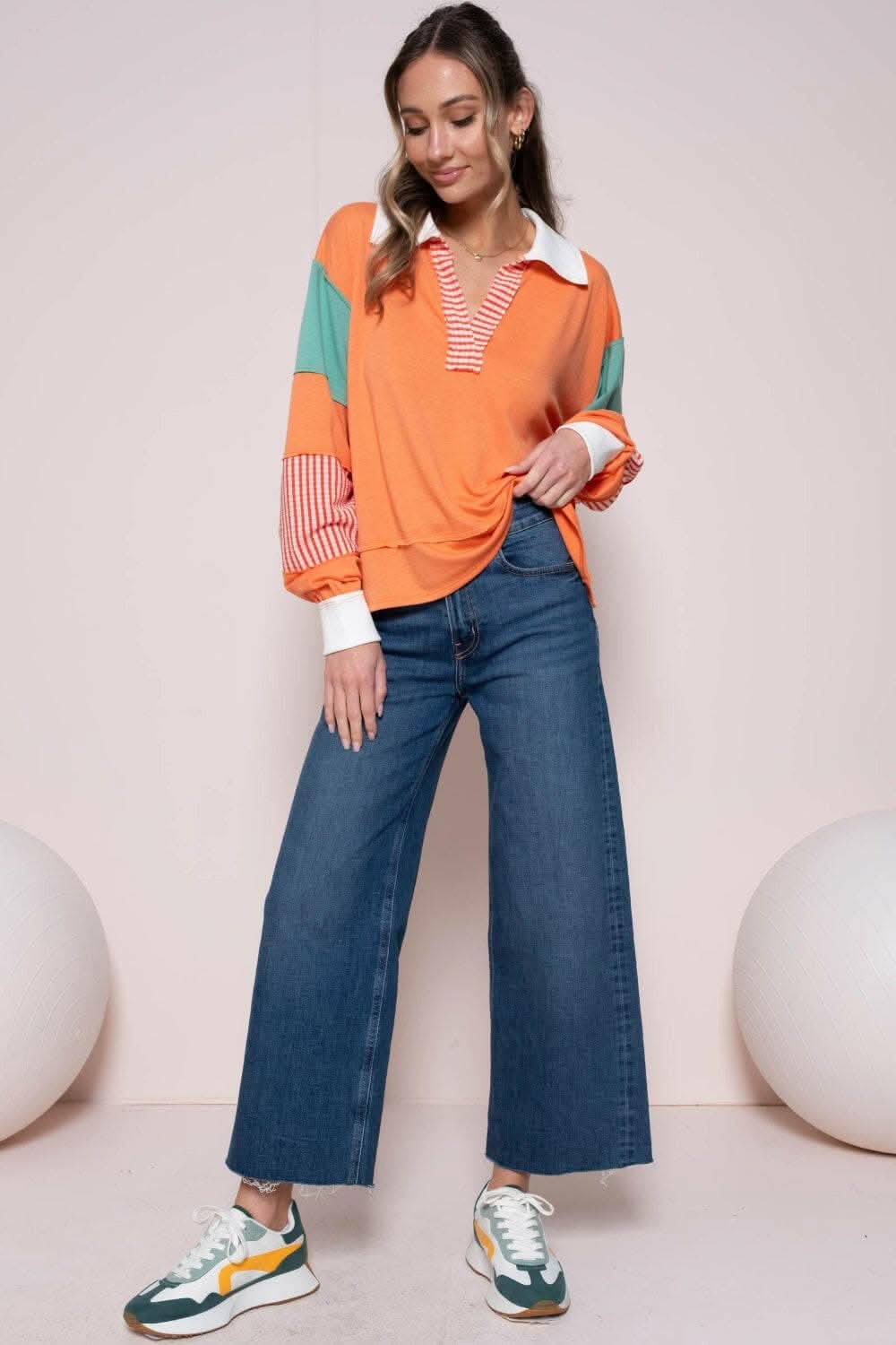 Hailey & Co color block top - Love Salve