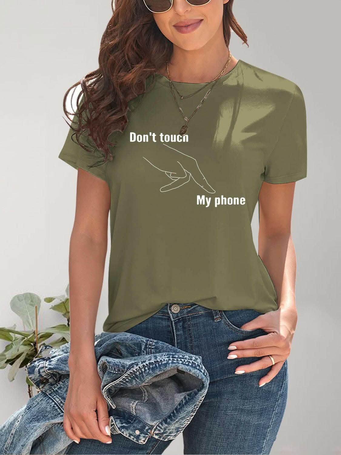 Graphic Tee - Round Neck, Short Sleeve - Love Salve