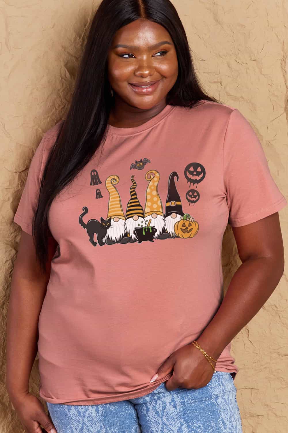 Simply Love Halloween Tee: Cotton Graphic