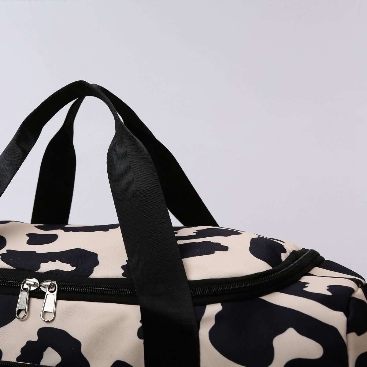 Bag Teithio Print Anifeiliaid Rhydychen Brethyn