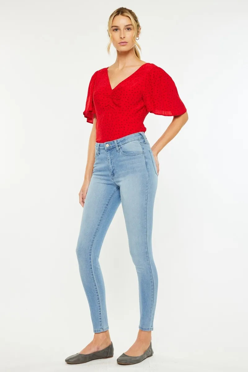 Kancan High Rise Super Skinny Jeans for Women - Love Salve