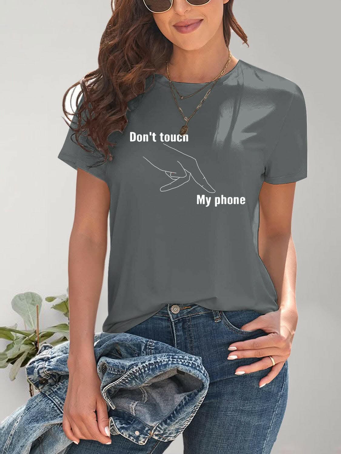 Graphic Tee - Round Neck, Short Sleeve - Love Salve
