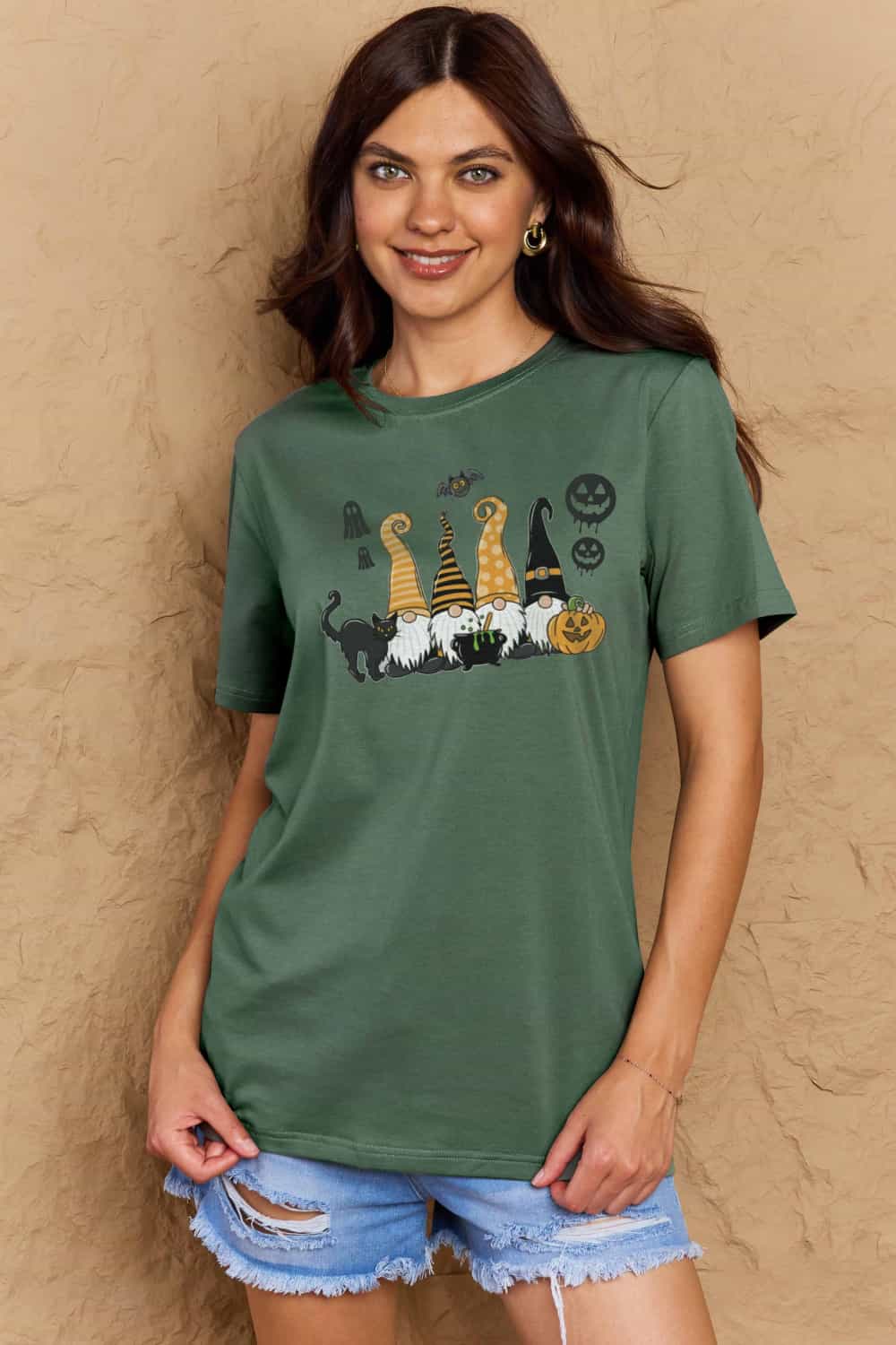 Simply Love Halloween Tee: Cotton Graphic