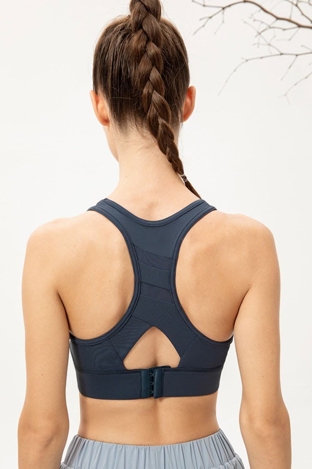 Scoop Neck Long Sports Bra.