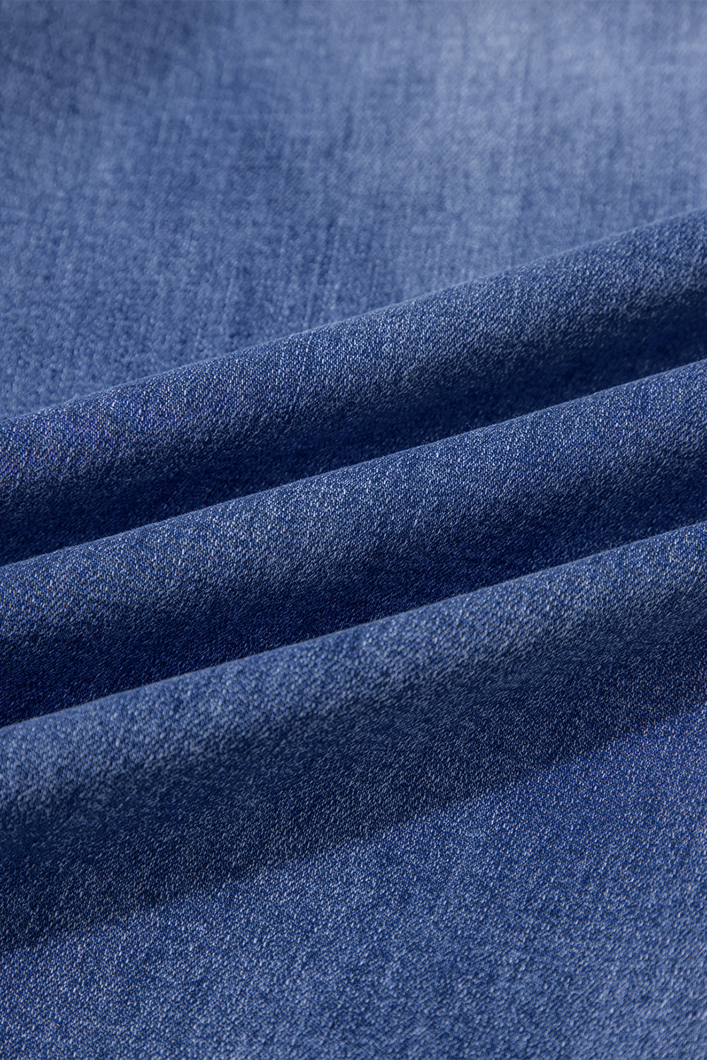 Beau Blue Tailored Center Seam Straight Loose Highrise Jeans