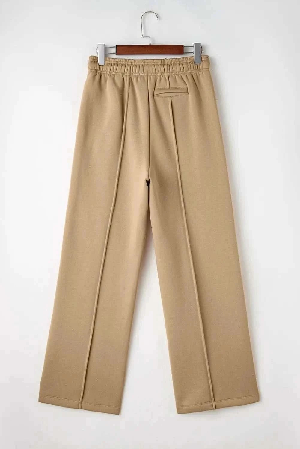 Wide leg drawstring trousers with pockets - Love Salve