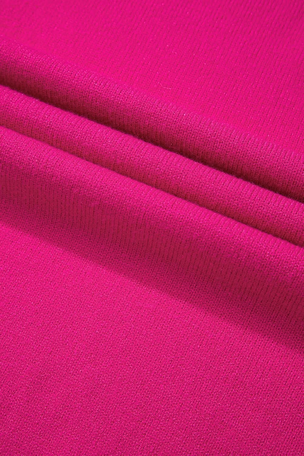 Strawberry pink plus size sweater - Love Salve