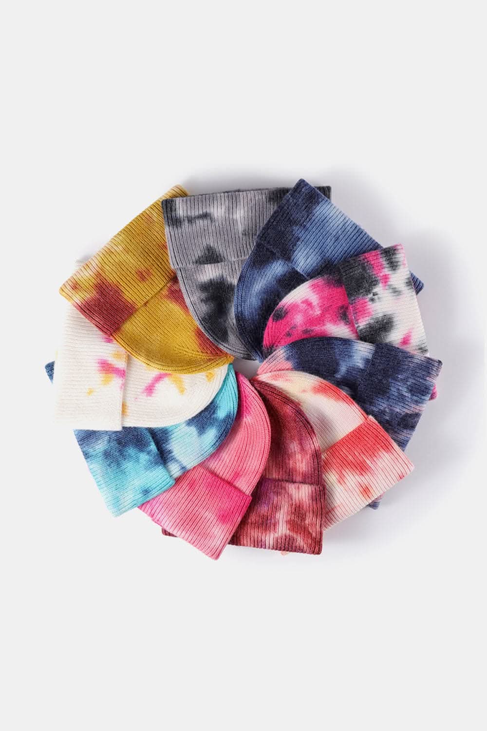 Colorful tie-dye beanie hat - Love Salve