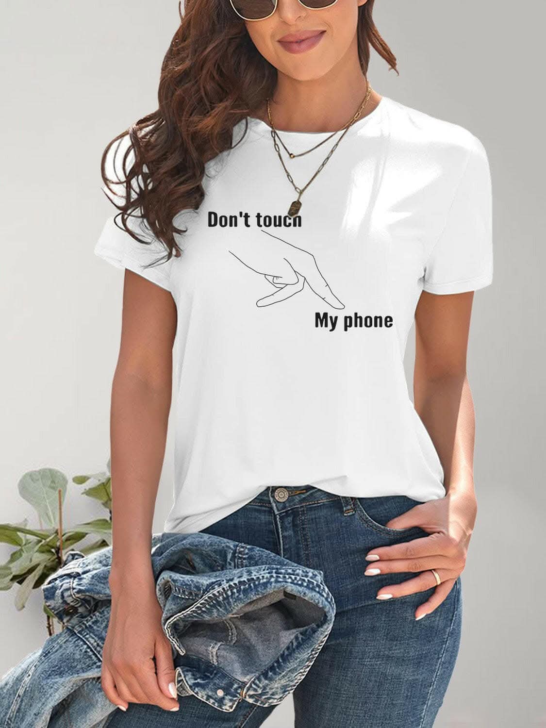 Graphic Tee - Round Neck, Short Sleeve - Love Salve