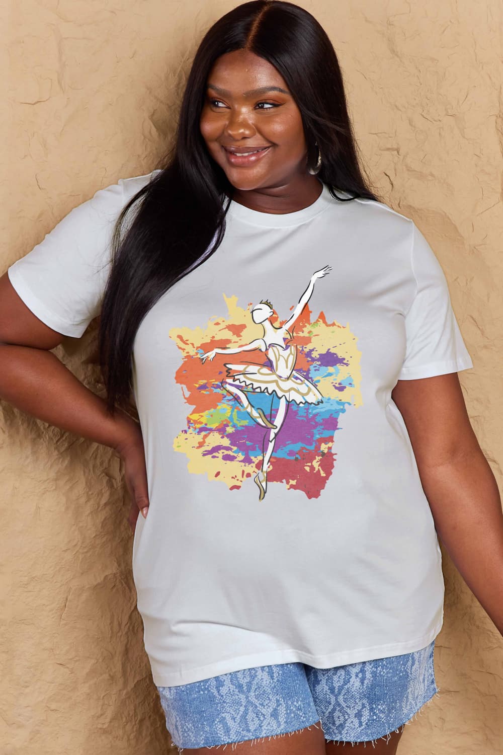 Simply Love: Ballet Dancer Cotton Tee