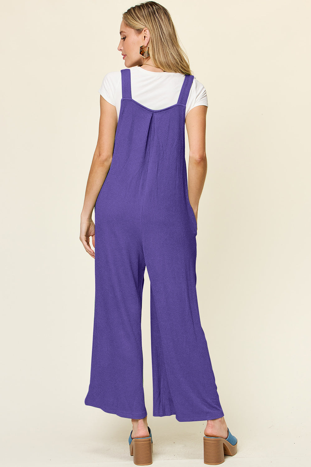 Double Take: Wide Leg Sleeveless Jumpsuit