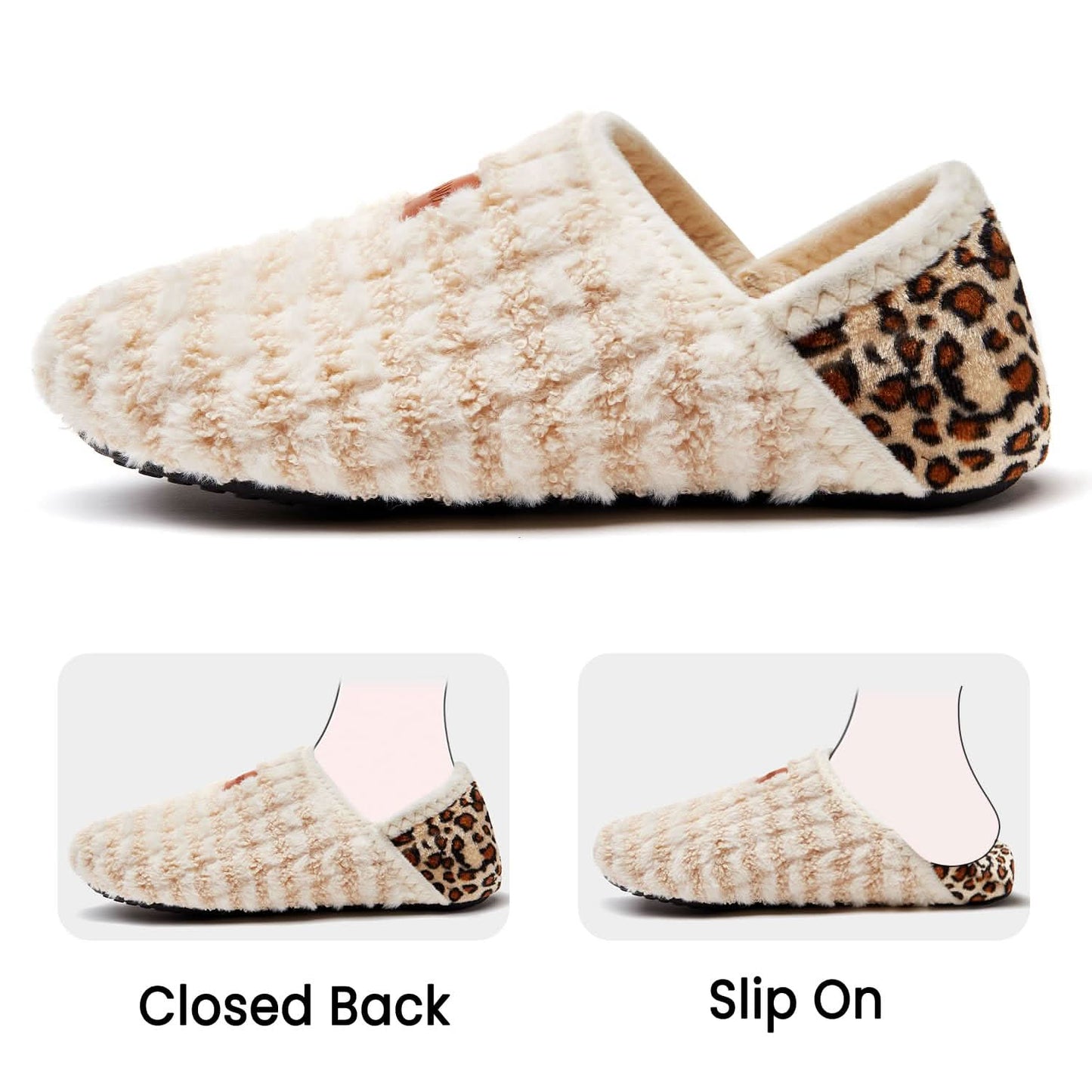 House Slippers for Women Men Indoor Barefoot Slippers Socks Furry Slip on House Shoes Cozy Comfy Slippers for Home Bedroom Travel Yoga - Love Salve