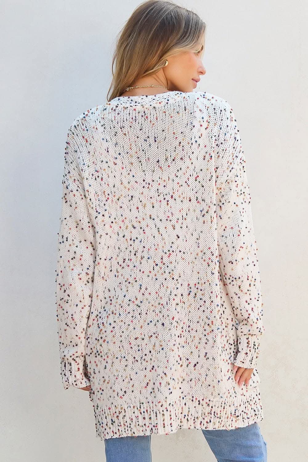 Cozy cardigan with pockets, soft blend - Love Salve