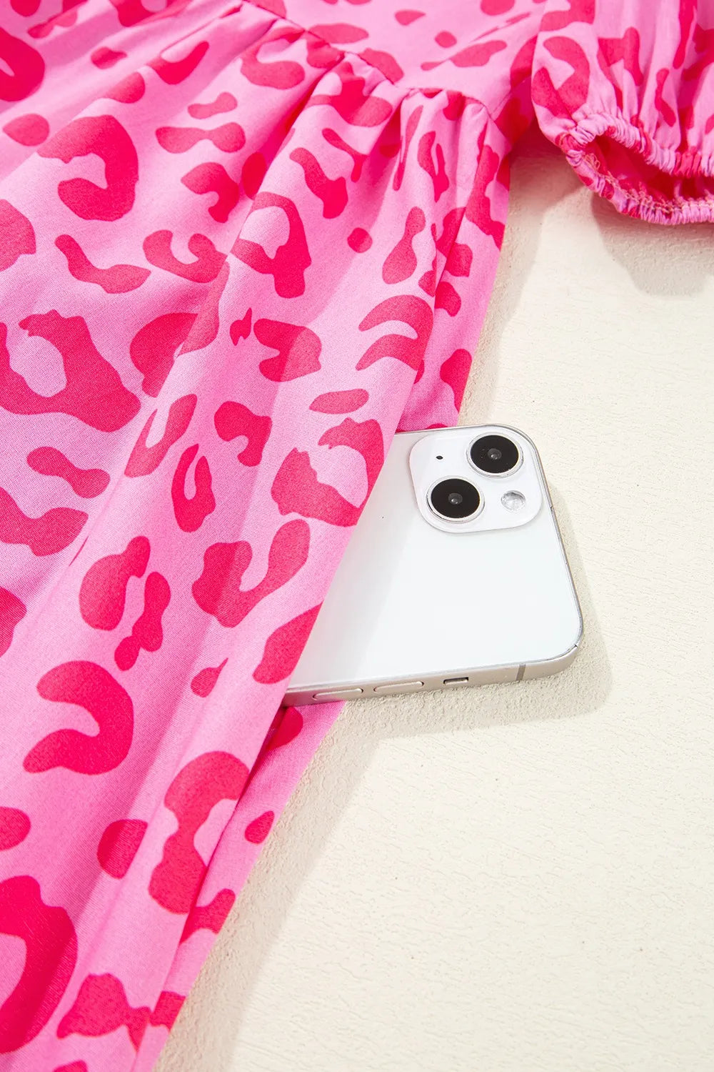 Simply Love: Leopard Puff Sleeve Dress