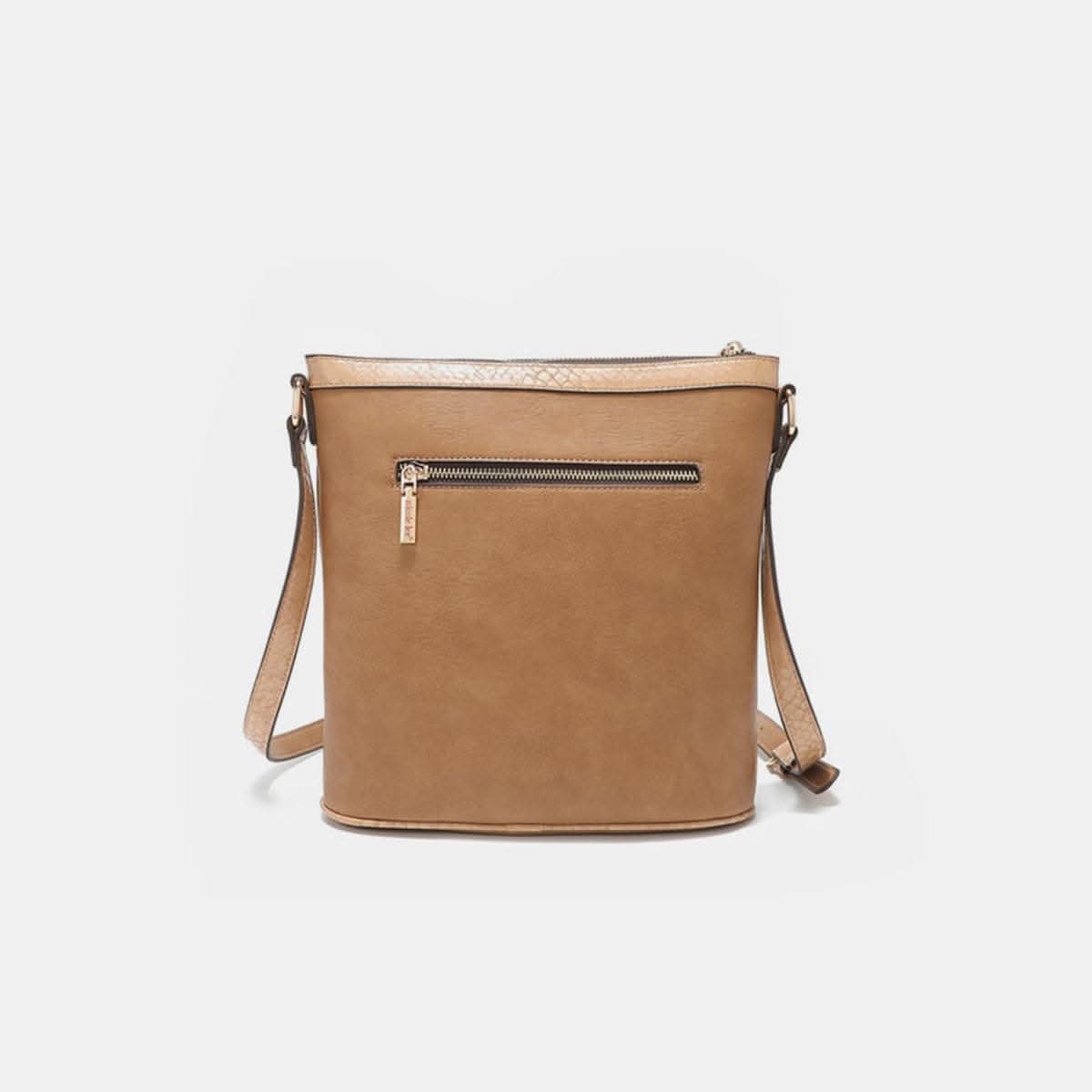 Nicole Lee USA Metallic Stitching Stickerei Intarsien Strass Crossbody Bag.