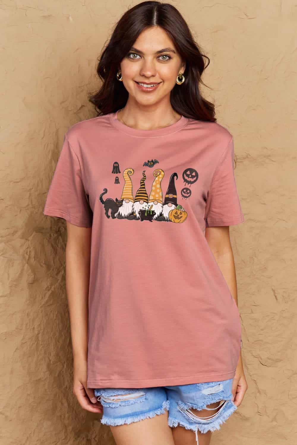 Simply Love Halloween Tee: Cotton Graphic