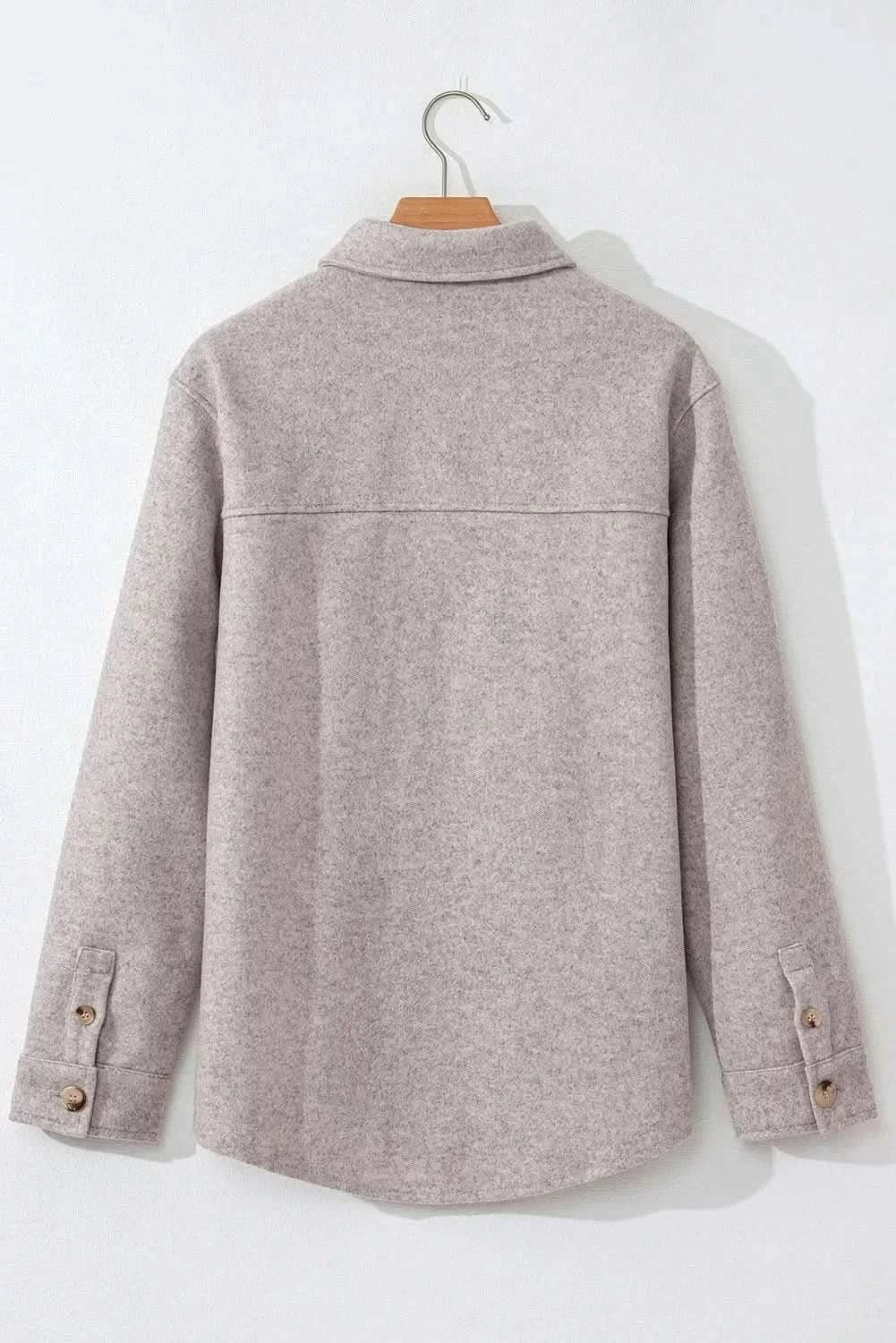 Stylish long sleeve collared jacket - Love Salve