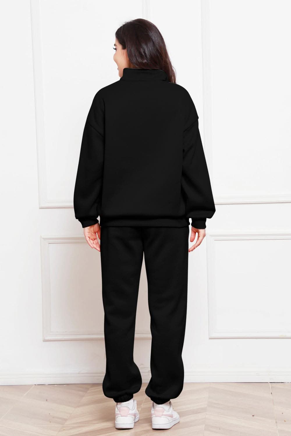 Cozy half zip sweatshirt & jogger set - Love Salve
