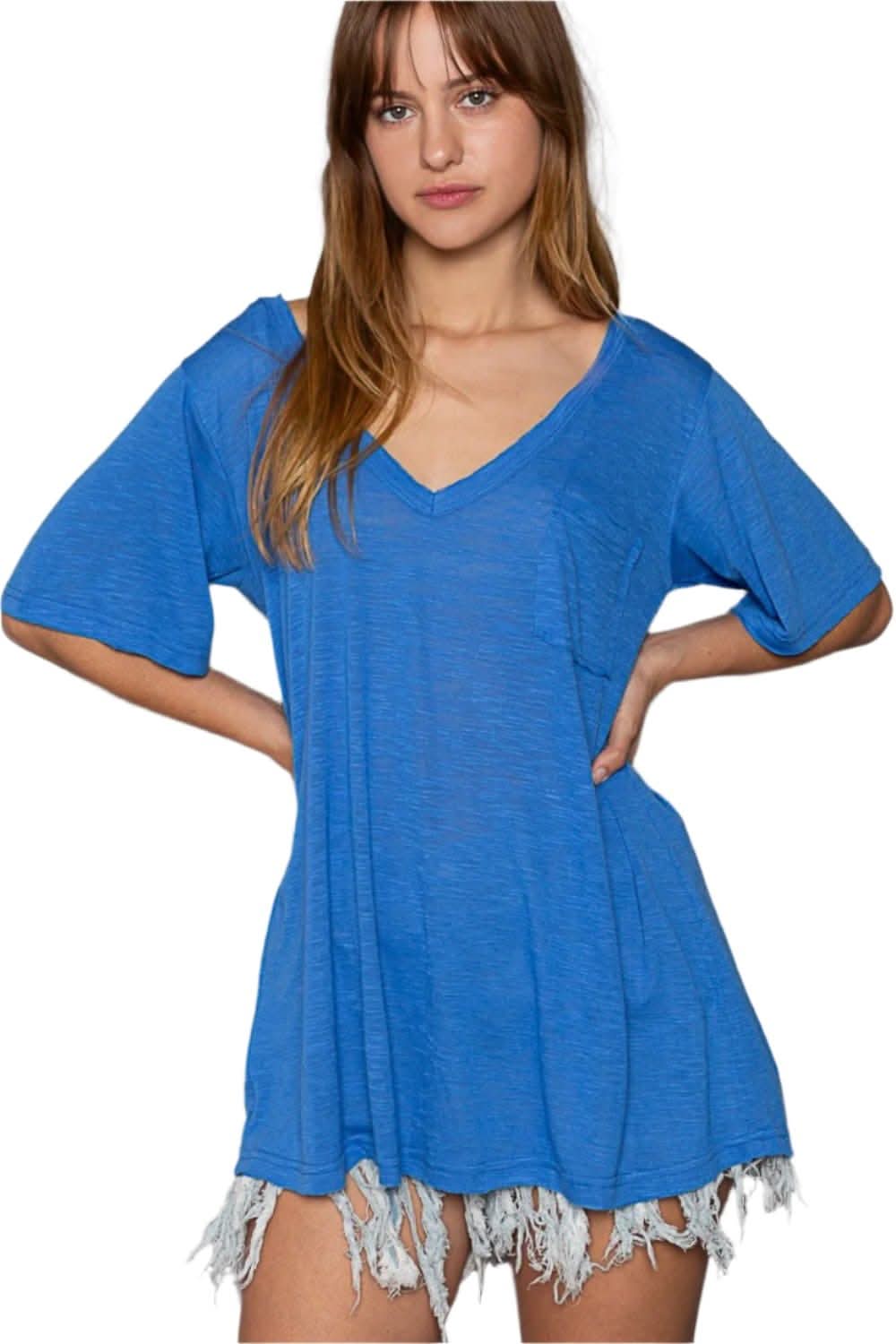 Stylish v-neck tee by POL - Love Salve