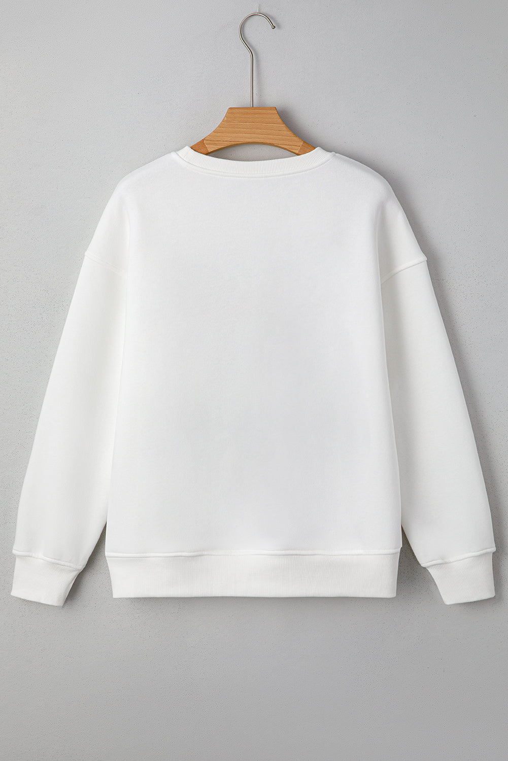 Premium White Farm Fresh Pumpkins Embroidered Holiday Sweatshirt