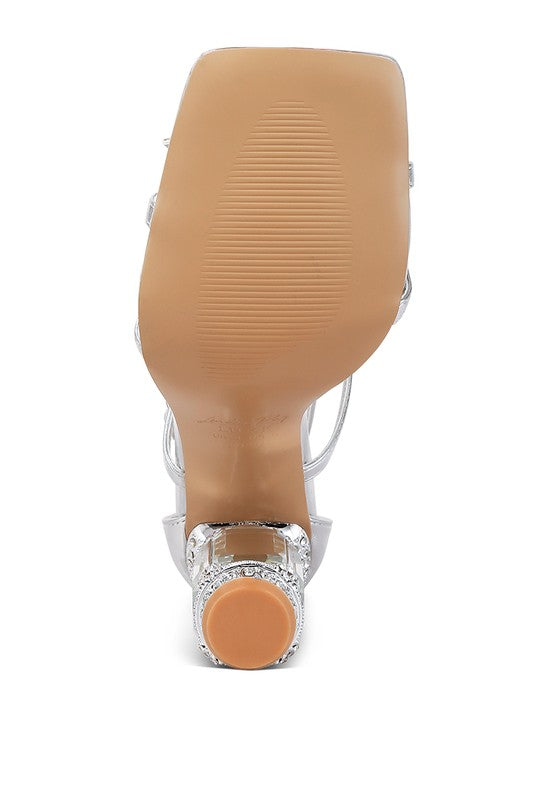 Affluence Fantasy Heels – Step Into Luxury in Fuchsia, Silver, or White