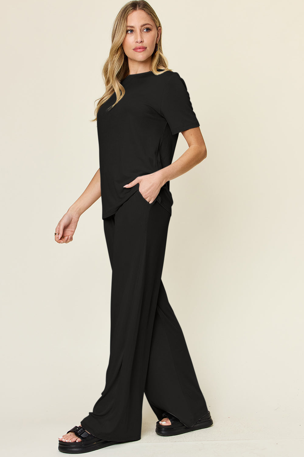Double Take: Chic Tee & Pant Set