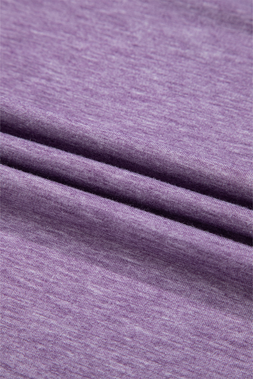 Tillandsia Purple Contrast Print Striped Raglan Long Sleeve