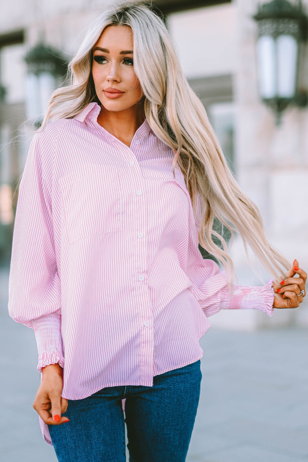 Everyday Striped Blouse