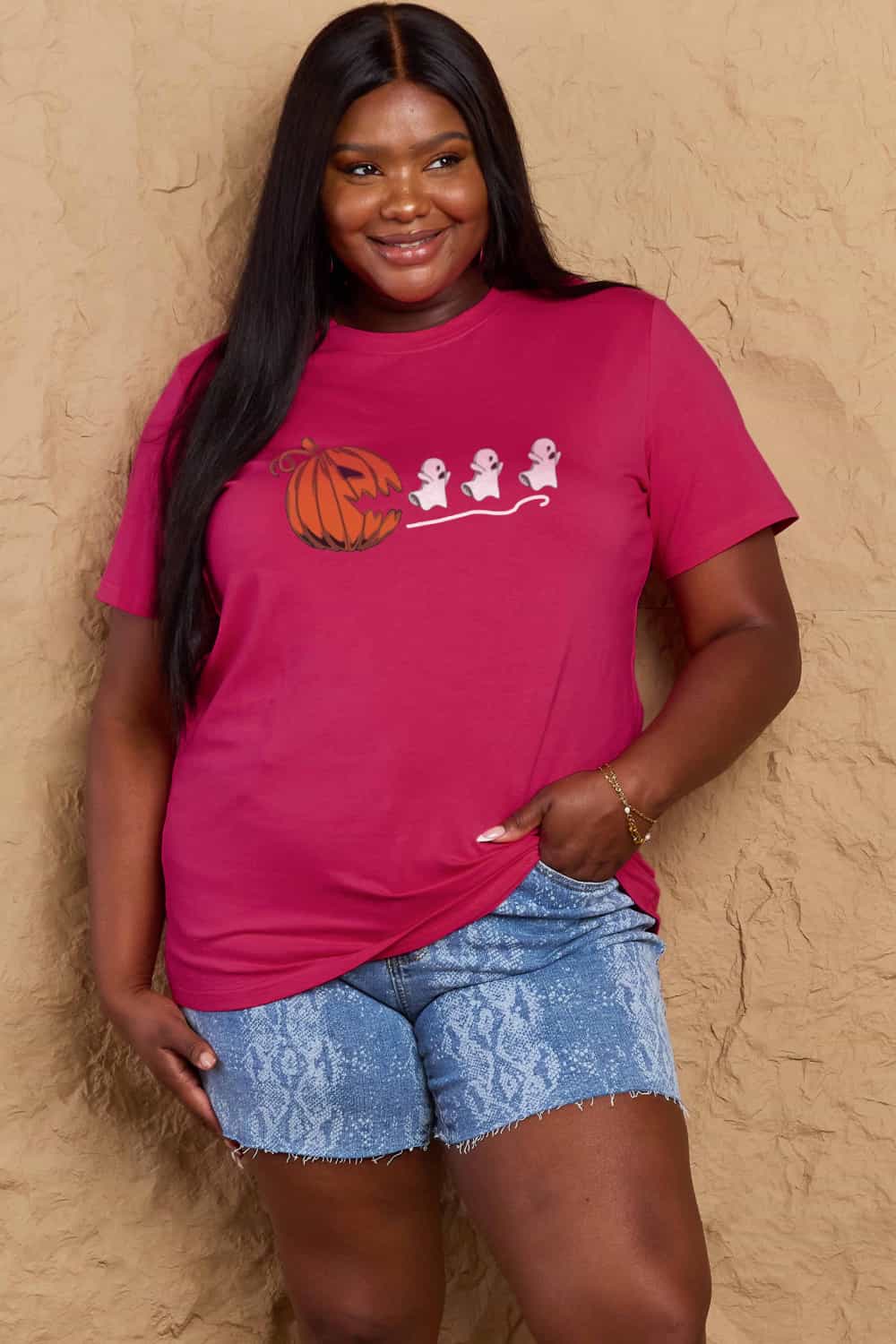 Simply Love Jack-O'-Lantern Tee