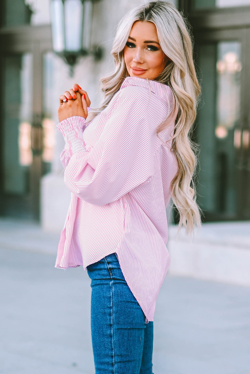 Everyday Striped Blouse