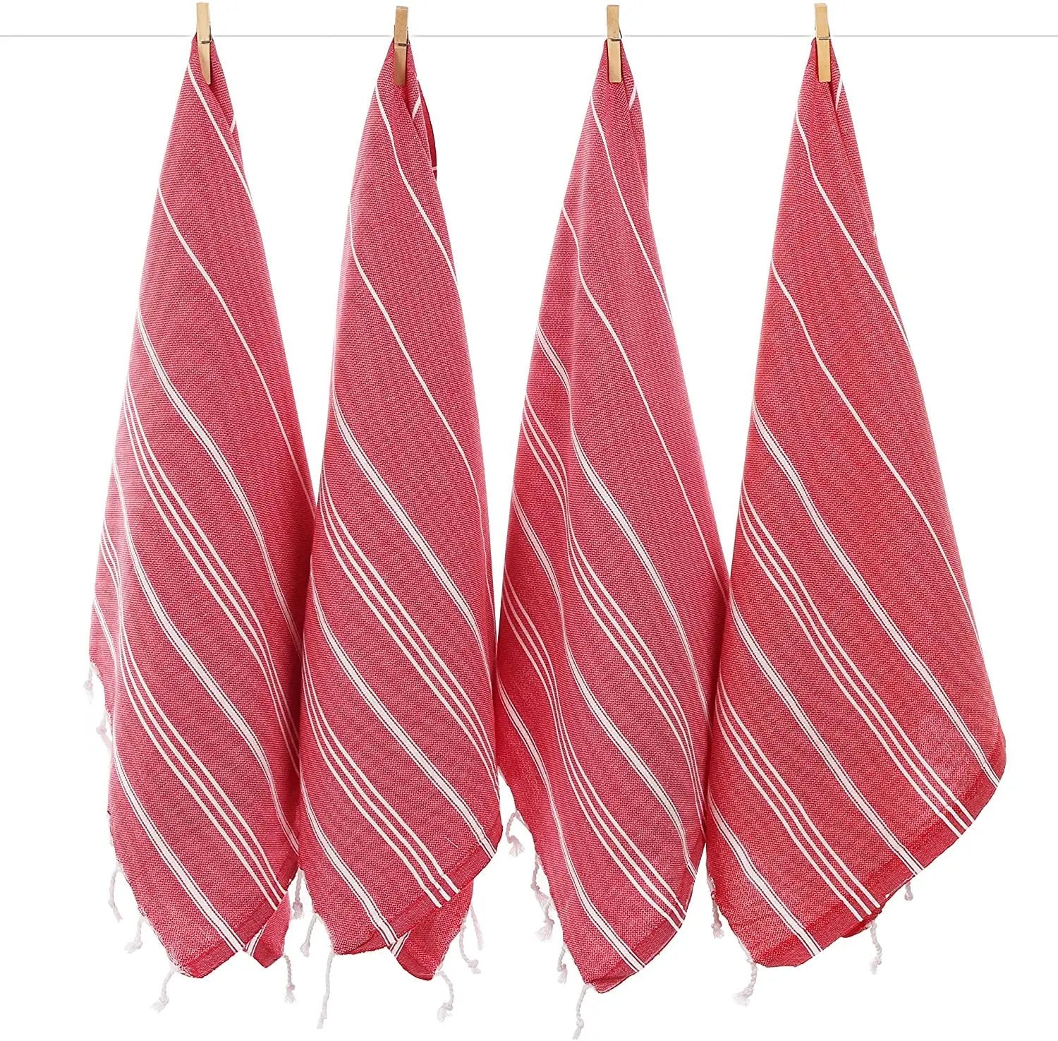 Monaco Hand Towel 100 Percent Natural Turkish Cotton 20 Inch W x 36 Inch L Eco Friendly Quick Drying Soft Large Size - Love Salve