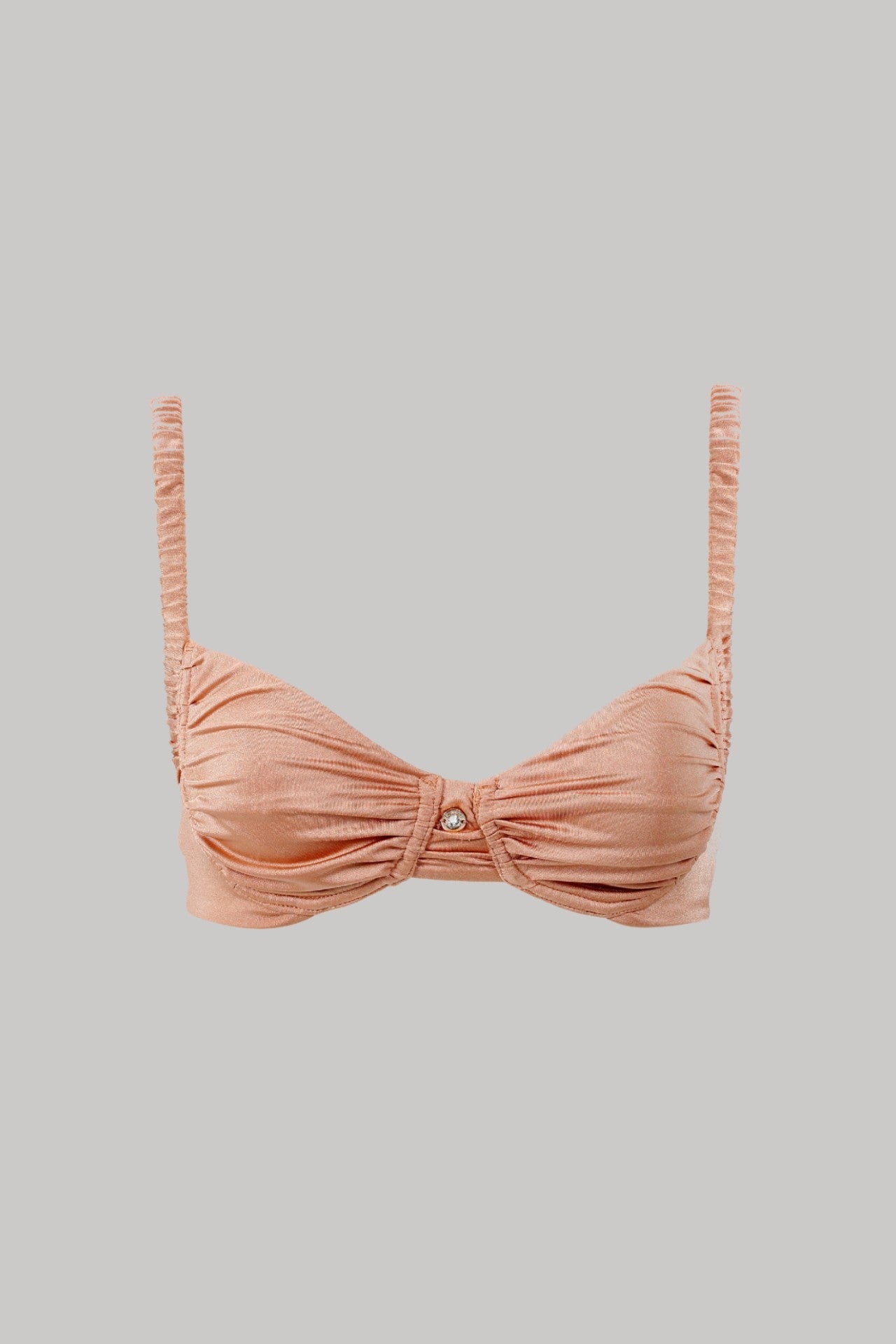 Ariel Underwire Bikini Top in Bronzed - Love Salve