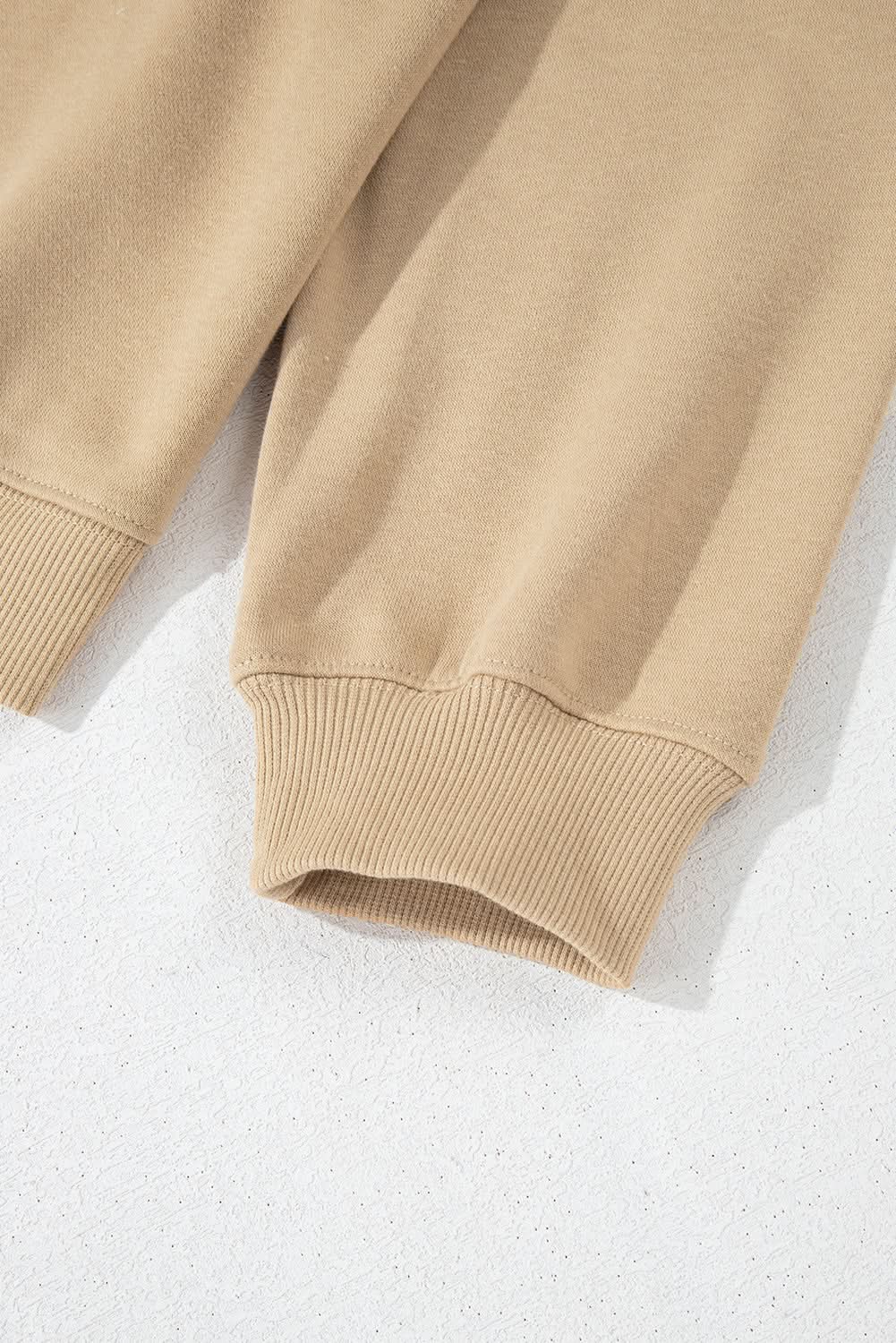 Apricot plus size crew neck sweatshirt - Love Salve