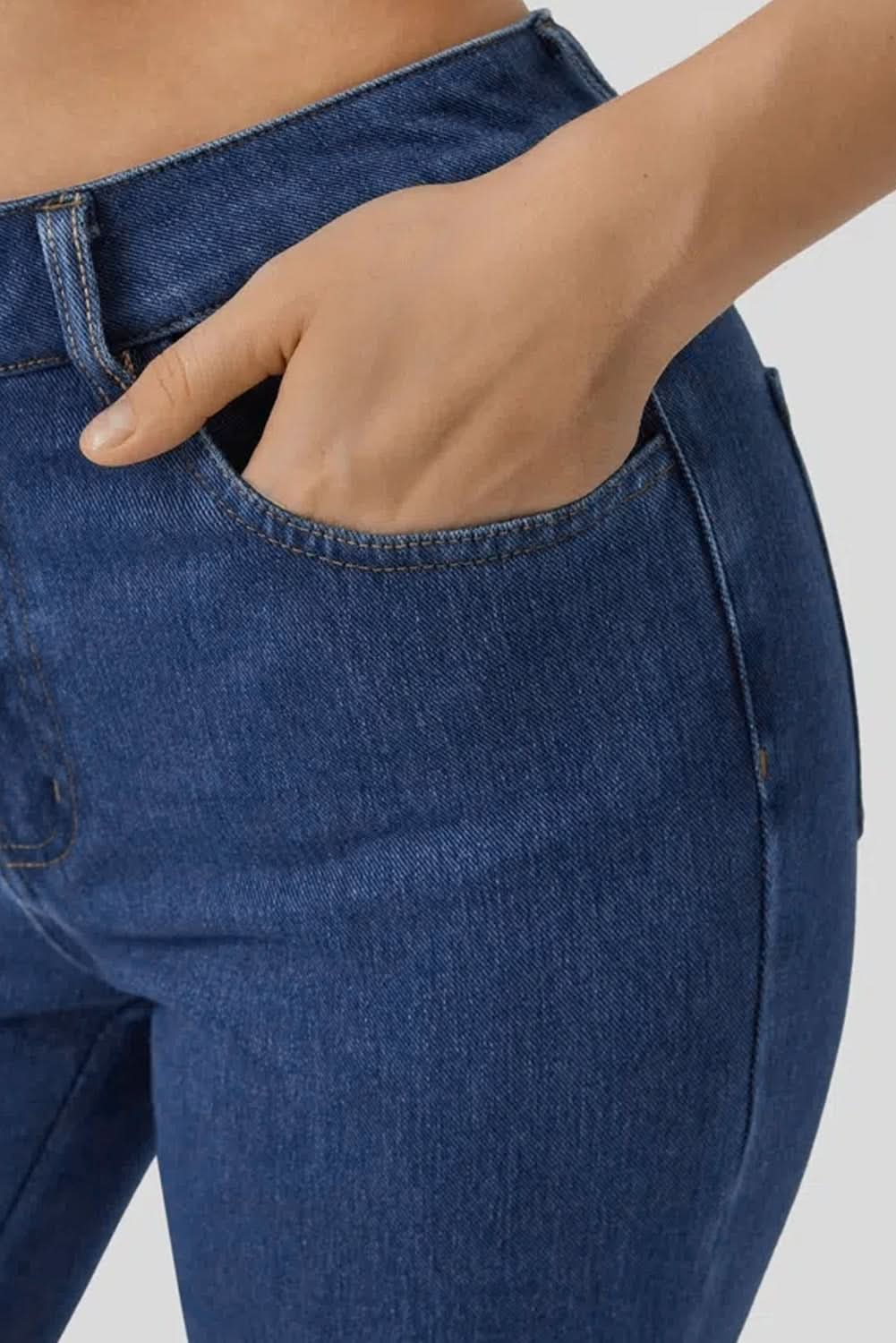 Ashleigh blue stretchy bootcut jeans