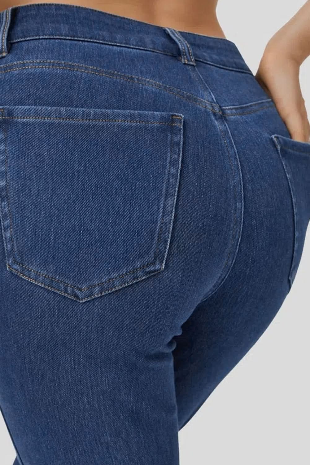 Ashleigh blue stretchy bootcut jeans